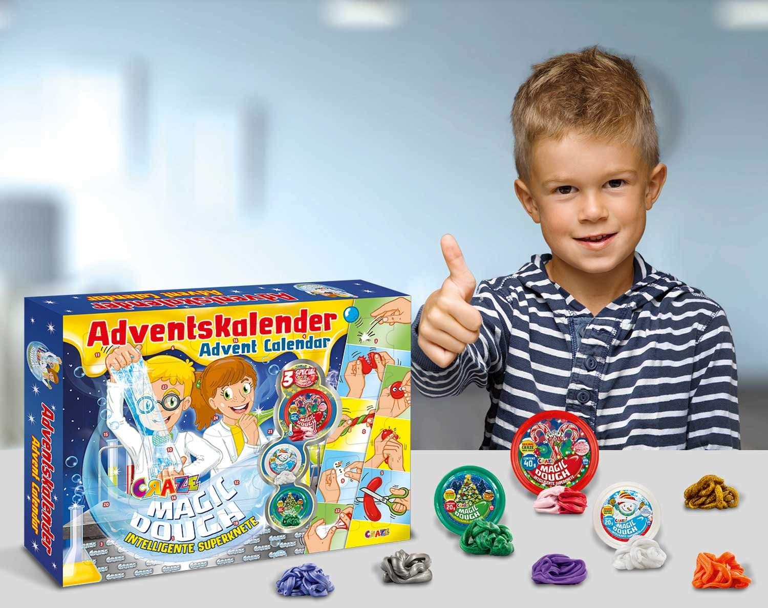 Adventskalender Intelligente Knete