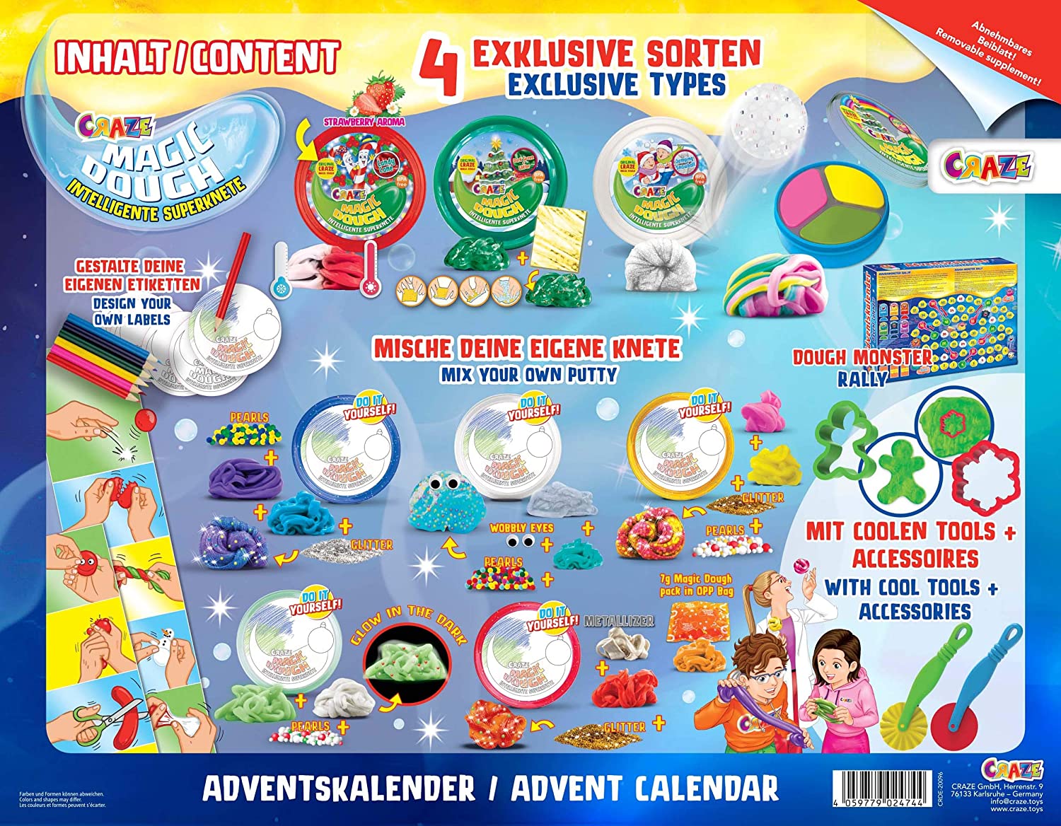 Adventskalender mit Knete im Überblick - knete-welt.de